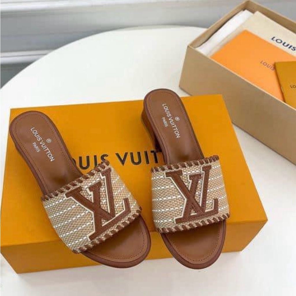 L V sandals