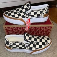 Platform checkered vans