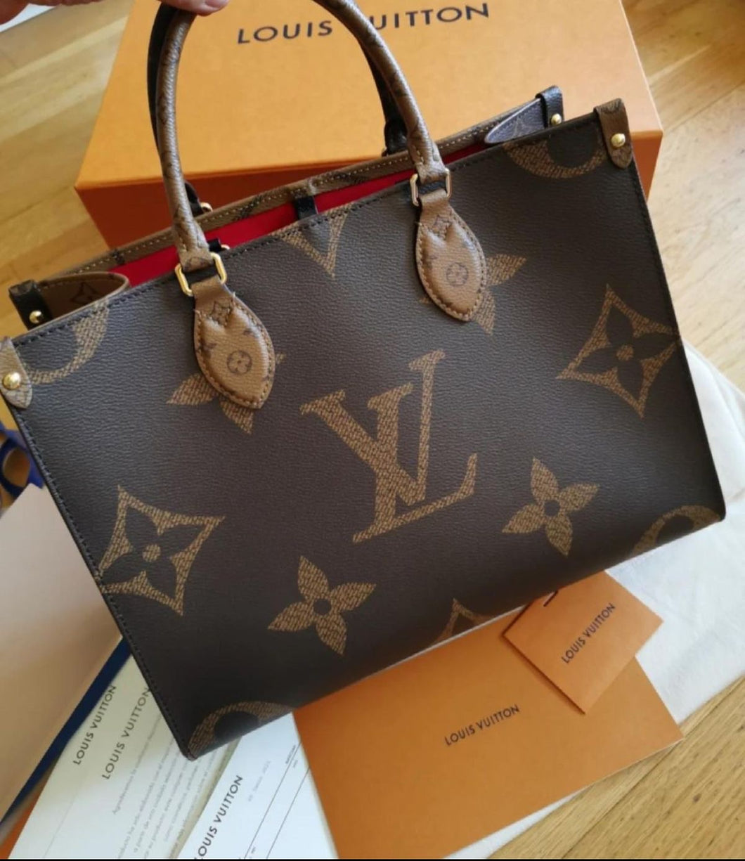 L V m o n o g r a m reversed handbag mm